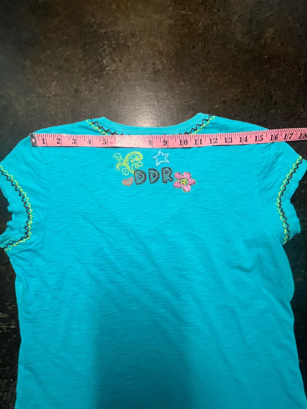 Double S Ranch Turquoise T-shirt, M - Picture 7 of 8